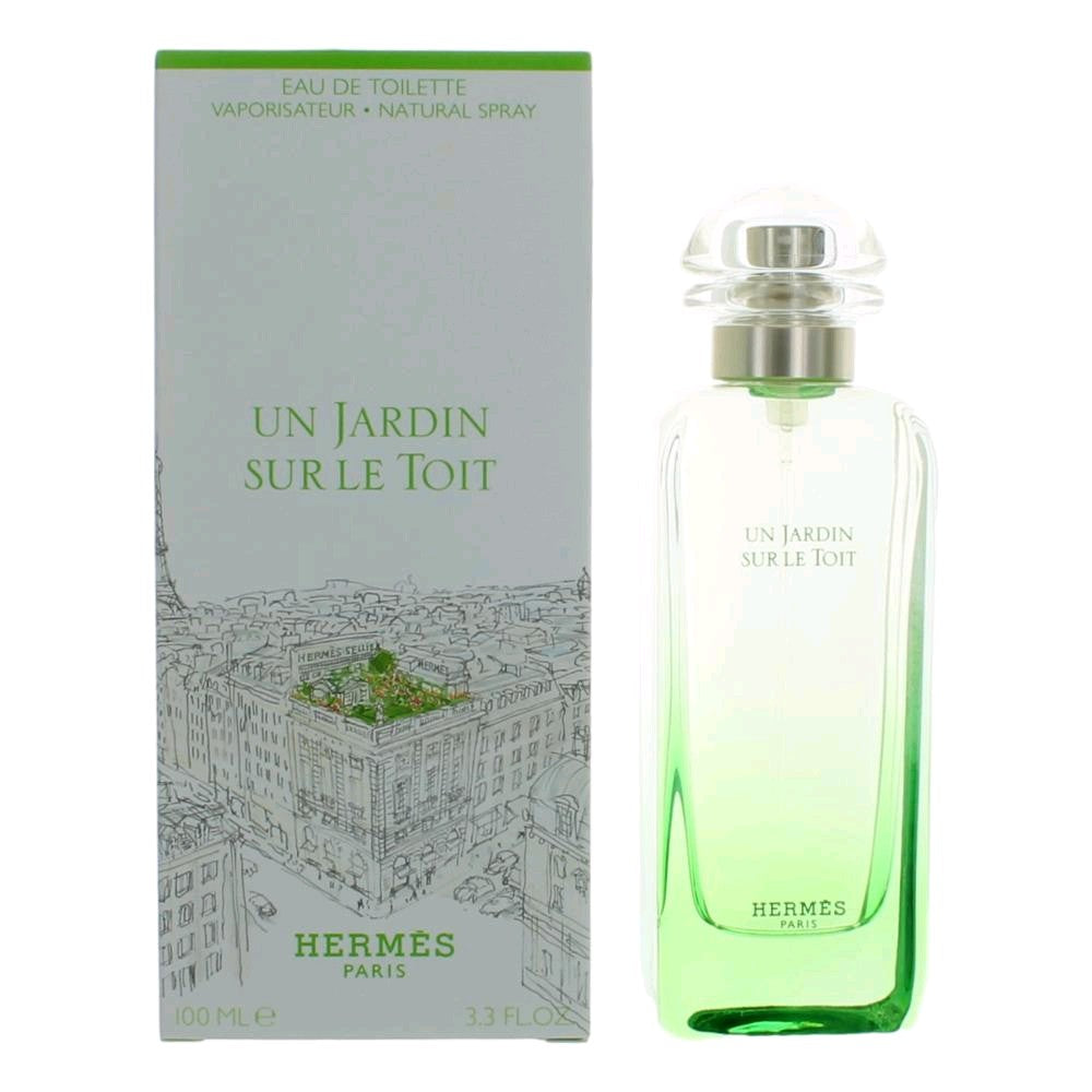 Hermes Un Jardin Sur Le Toit Eau de Toilette Spray for Women 3.3 Fl Oz