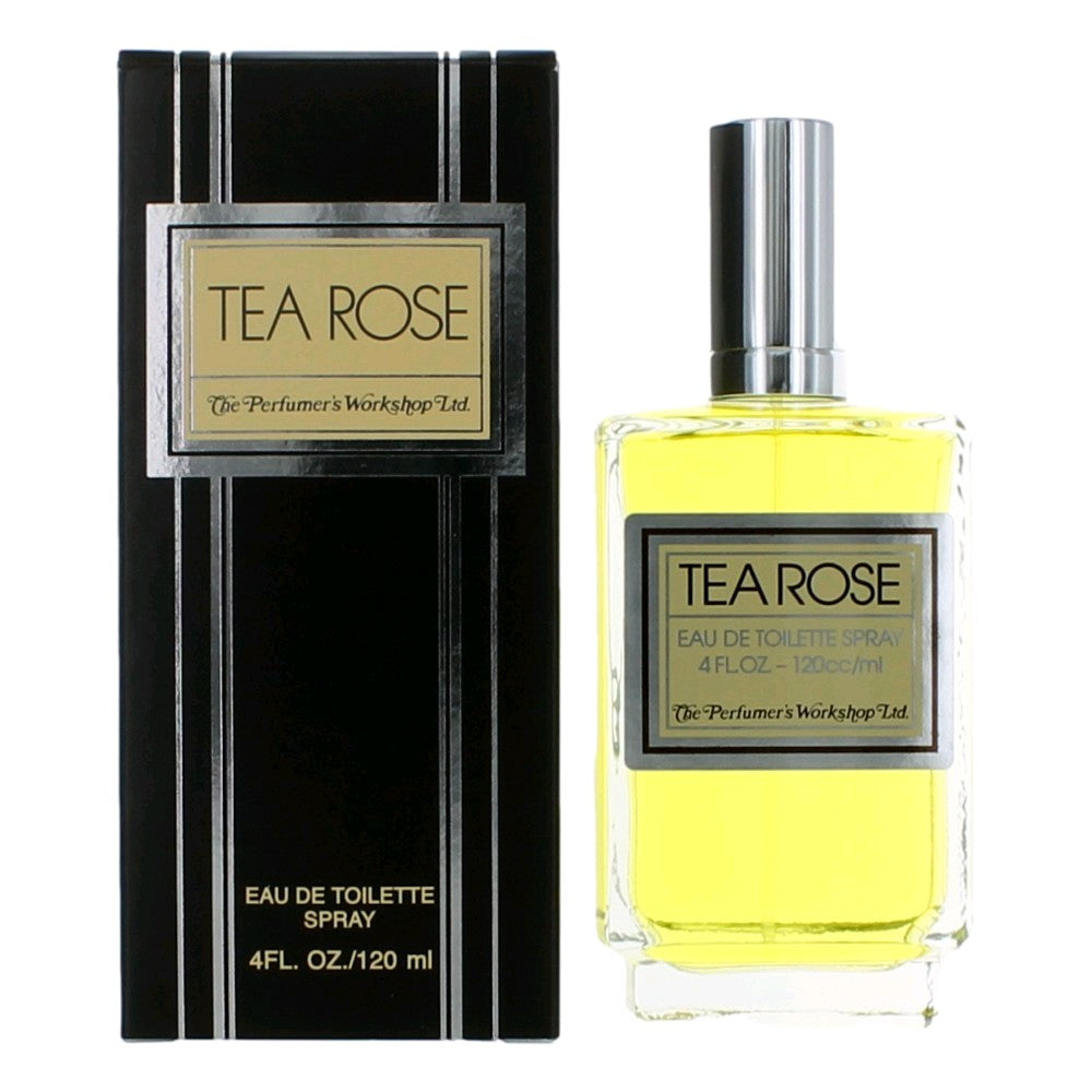 Perfumer's Workshop Tea Rose Eau de Toilette Spray for Women 4 Fl Oz