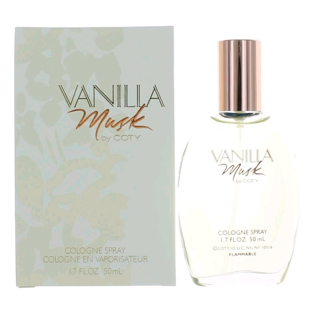 Coty Vanilla Musk Eau de Cologne Spray for Women 1.7 Fl Oz