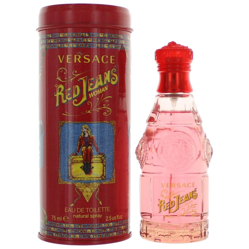 Versace Red Jeans Eau de Toilette Spray for Women 2.5 Fl Oz