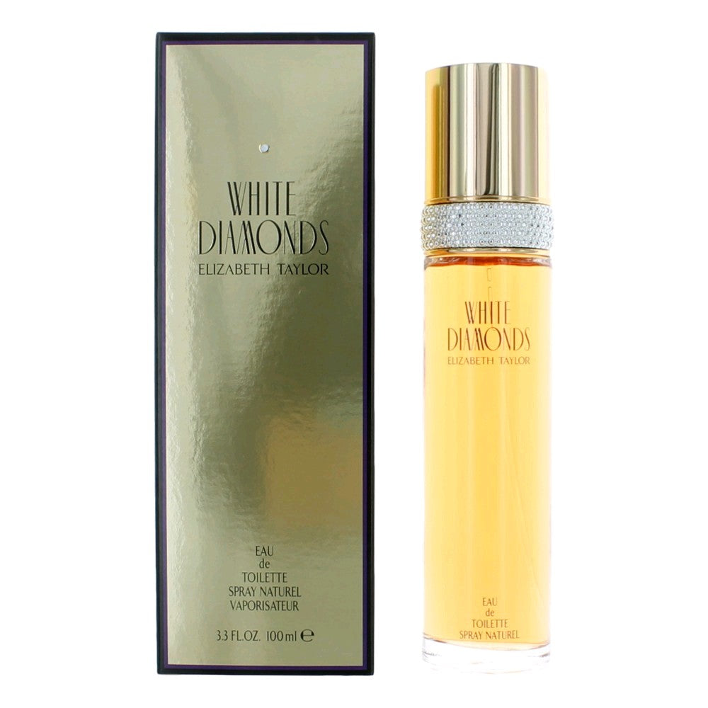 Elizabeth Taylor White Diamonds Eau de Toilette Spray for Women 3.3 Fl Oz